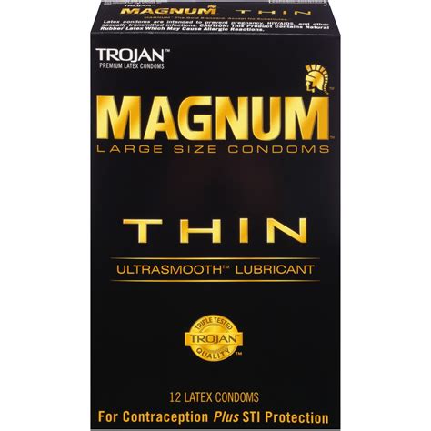 magnum condum size|Magnum™ Thin Condoms .